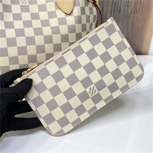 L.V Neverful PM Damier Azur Inside Pink N41606