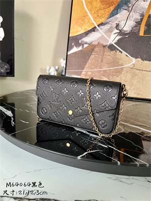 L.V  Felicie Pochette Monogram Empreinte Black M82477