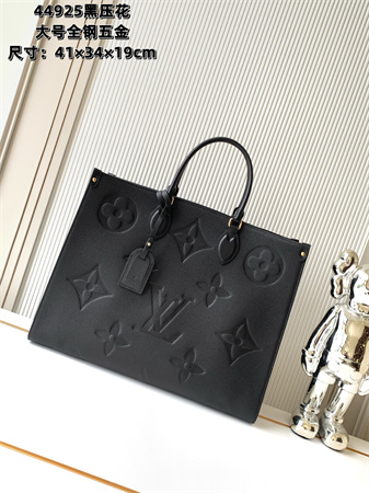L.V ONTHEGO GM Monogram Empreinte Black M44925