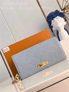 L.V Wallet On Chain LiLy Monogram Emprenite Blue M83233