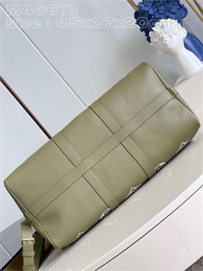 L.V Keepall Bandoulière 45 Monogram Empreinte Green M46671