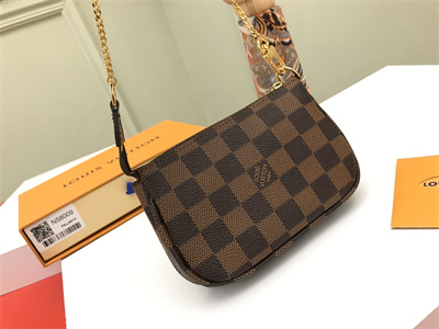 L.V Mini Pochette Accessories Damier Ebene N58010