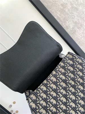 Di.or Maxi Gallop Backpack  Oblique Jacquard With Grained Calfskin