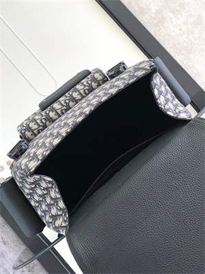 Di.or Maxi Gallop Backpack  Oblique Jacquard With Grained Calfskin