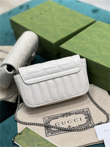 Gu.cci GG Marmont  Mini Bag White 476433