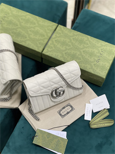 Gu.cci GG Marmont Mini  Bag White 474575