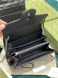 Gu.cci GG Marmont Mini  Bag Black 474575