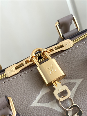 L.V Speedy Bandoulière 25 Monogram Empreinte Turtledove/Beige M58947