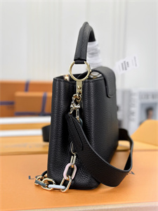 L.V Capucines BB Bag Taurillon Leather Black M21798