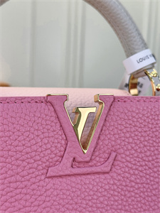 L.V Capucines BB Bag Taurillon Leather Sakura Pink M22375