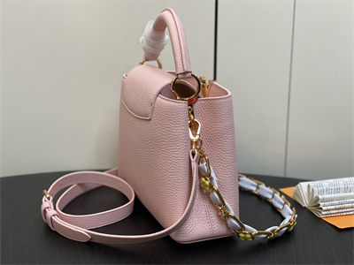 L.V Capucines BB Bag Taurillon Leather Pink M23363