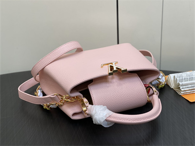 L.V Capucines BB Bag Taurillon Leather Pink M23363