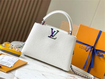 L.V Capucines BB Bag Taurillon Leather White M22054