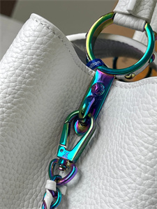 L.V Capucines MM Bag Taurillon Leather White M22055