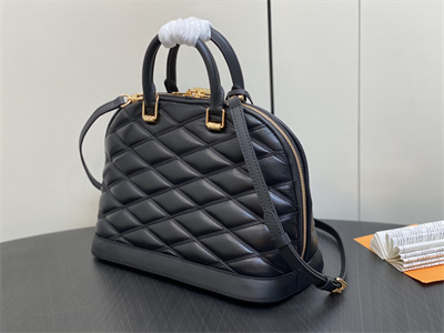 L.V Alma  PM Bag Lamb Leather Black M23688