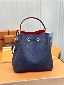 L.V  Néonoé MM Bag Monogram Empreinte Navy M45306