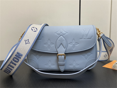 L.V Diane Bag Monogram Empreinte Cowhide Blue M46386