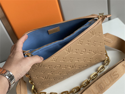 L.V Coussin PM Bag Monogram Embossed Lambskin Beige M57790