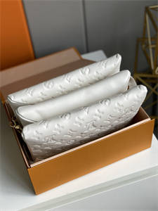 L.V Coussin PM Bag Monogram Embossed Lambskin Cream M57793