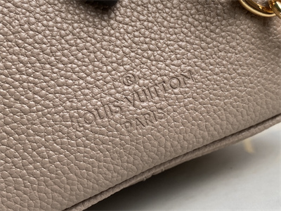 L.V Speedy Bandoulière 20 Giant Monogram Empreinte Tourterelle Beige M58953