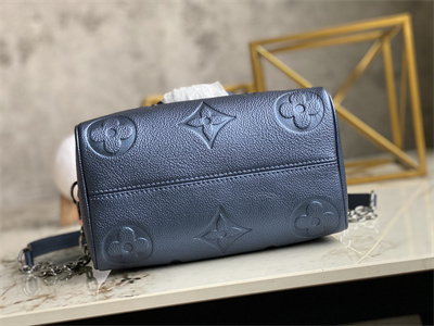 L.V Speedy Bandoulière 20 Giant Monogram Empreinte Navy M58953