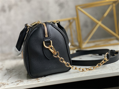 L.V Speedy Bandoulière 20 Giant Monogram Empreinte Black M58953