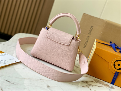 L.V Capucines Mini Bag Taurillon Leather Rosebella M59433