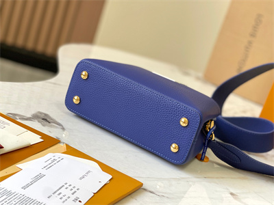L.V Capucines Mini Bag Taurillon Leather Royal Blue/Light Blue M59440