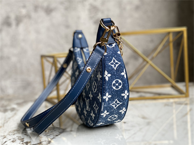 L.V Loop Bag Monogram Denim Blue M81166