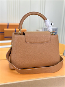 L.V Capucines MM Bag Taurillon  Leather Brown M21798