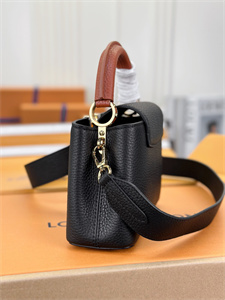 L.V Capucines Mini Bag Taurillon Leather Black M20581