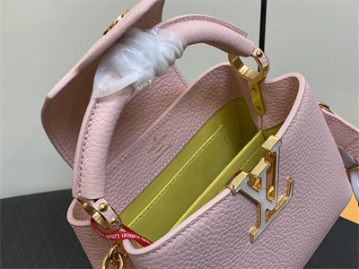 L.V Capucines Mini Bag Taurillon Leather Pink M23363