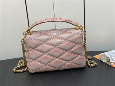 L.V  Go-14 MM Bag Lambskin Beige Rose M23568