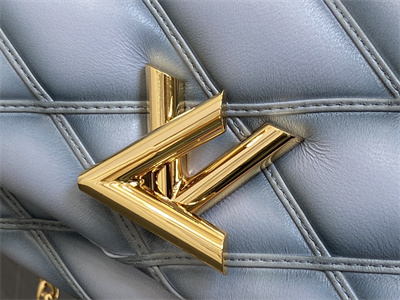 L.V  Go-14 MM Bag Lambskin Ecume Gray M24186