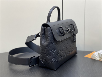 L.V  Steamer PM Bag Monogram Embossed Taurillon Cowhider Leather M24436
