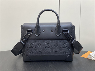 L.V  Steamer PM Bag Monogram Embossed Taurillon Cowhider Leather M24436