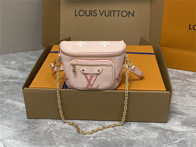 L.V Mini Bumbag Monogram Empreinte Pink M82347