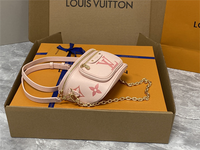 L.V Mini Bumbag Monogram Empreinte Pink M82347