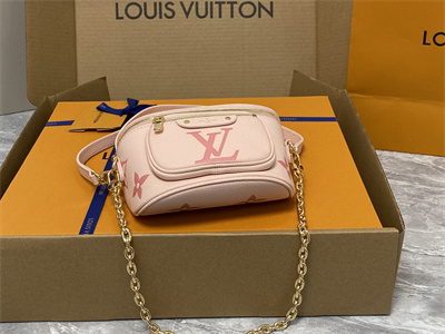 L.V Mini Bumbag Monogram Empreinte Pink M82347