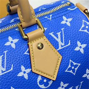 L.V Speedy P9 Bandoulière 25 Monogram Soft Calfskin Blue M24424