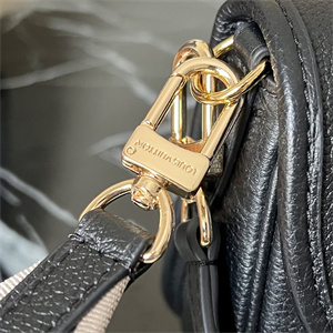 L.V Diane Bag Monogram Empreinte Cowhide Black M46386