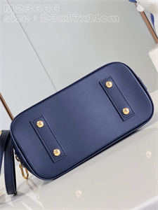 L.V Alma BB Bag Lamb Leather Marine Blue M23666
