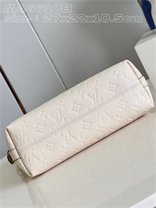 L.V Sac Sport Bag Monogram Empreinte Cowhide Leather Cream M46610