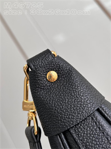 L.V Loop Hobo Bag Monogram Empreinte Cowhide Black M46725