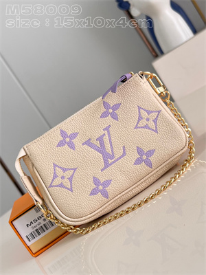 L.V Mini Pochette Accessories Monogram Empreinte M58009(3 colors)