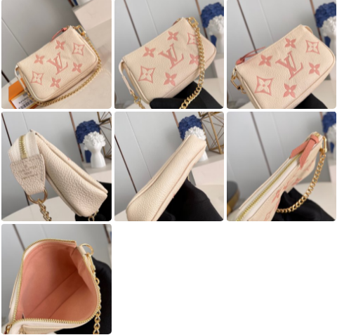 L.V Mini Pochette Accessories Monogram Empreinte M58009(3 colors)
