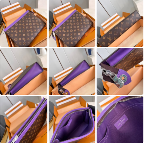 L.V Pochette Voyage MM Monogram Canvas M61692 (7 colors)