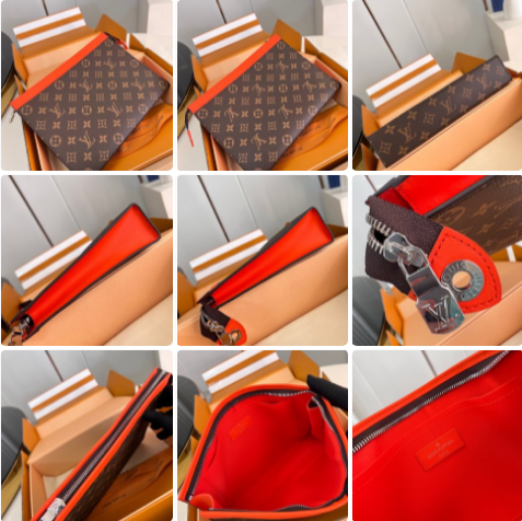 L.V Pochette Voyage MM Monogram Canvas M61692 (7 colors)