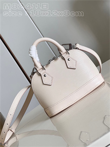 L.V Nano Alma Bag EPI Leather Cream M82411