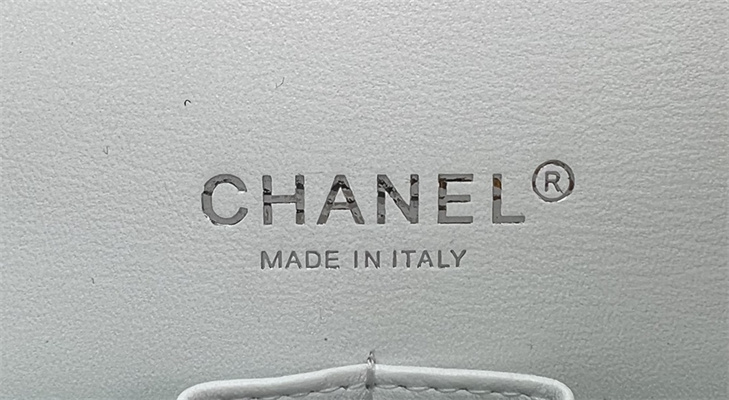 Cha.nel Mini Classic Flap Bag Tweed Silver Tone Metal A01116